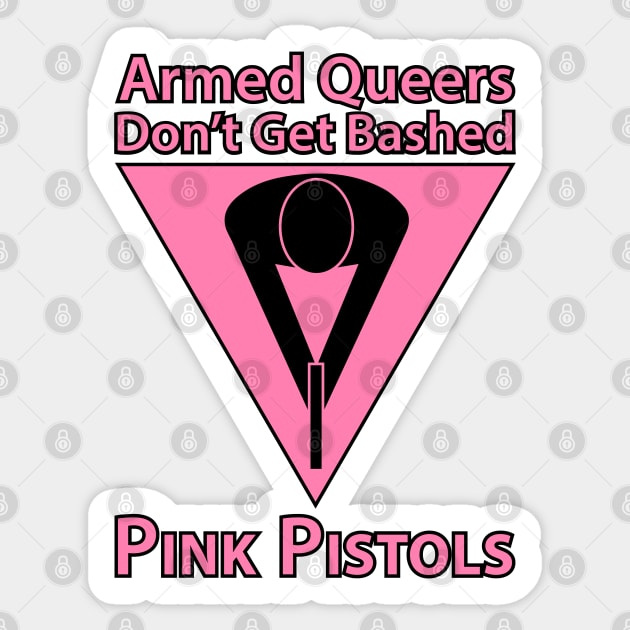 Pink Pistols Sticker by Operation Blazing Sword